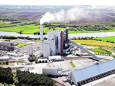 150 MW Peat fired boiler, West Offaly, Ireland