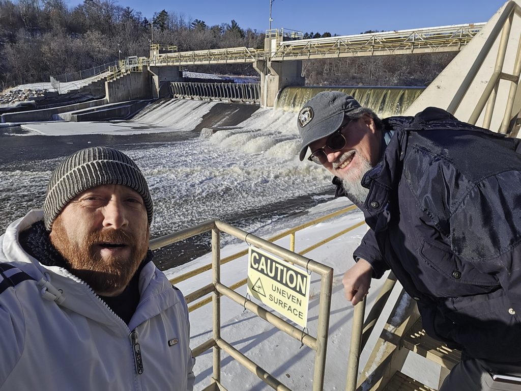 Smartland Energy team at the Brainerd Hydroelectric Power Plant
