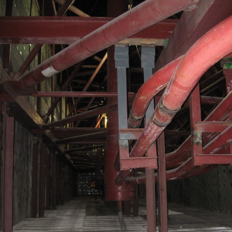 RHS front downcomer bottle