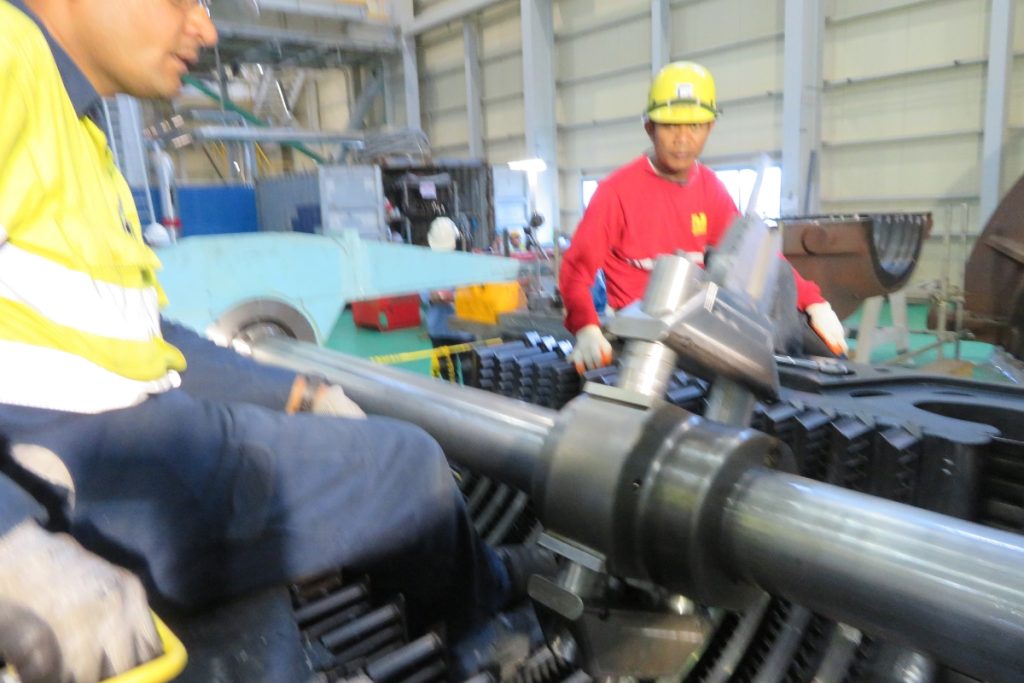 TVI on site HP Casing Machinging